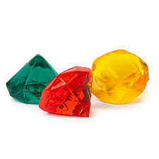 Clever Candy Gems Assorted Colors Gummy 2.2lb Bulk Bag